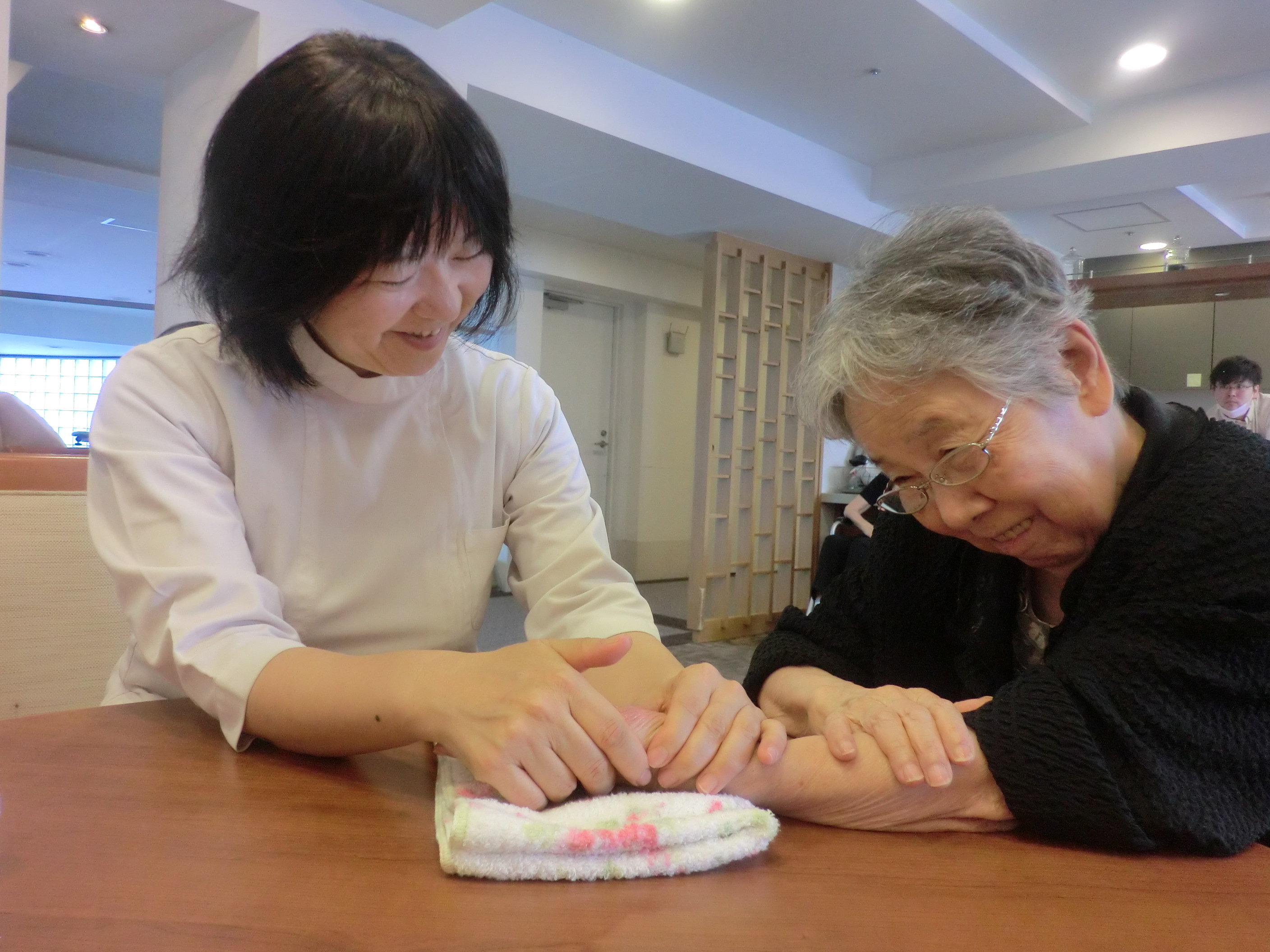 ハンドリフレクソロジーボランティア